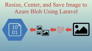 Optimize image and save to Azure blob container using laravel