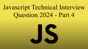 Javascript Interview Questions 2024