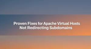 Apache Virtual Hosts Not Redirecting
