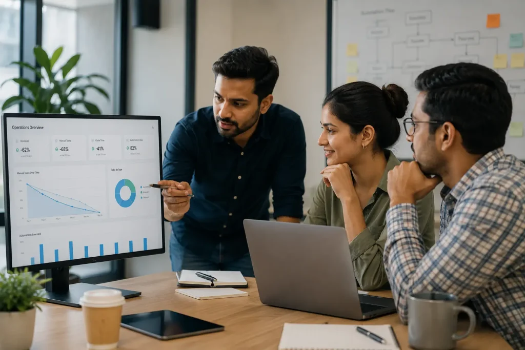 ai automation case study 80 percent manual ops reduction